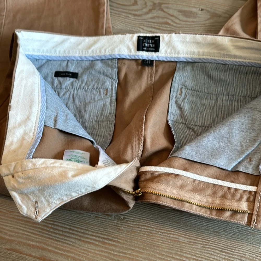 J Crew Men's khaki Pant 32x32